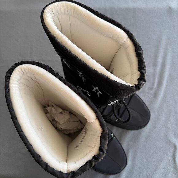 Women's Buffy Winter Boots - Wild Fable Black 10 - Picture 11 of 14